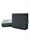 Чоловічий шкіряний гаманець Weatro 11 х 10 х 2,5 см Чорний wtro-408, Чорний