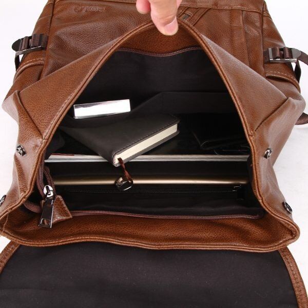 Чоловічий коричневий рюкзак Polo Vicuna 5521-BR купити недорого в Ти Купи