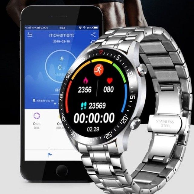 Мужские смарт-часы SMART TERMINATOR PRO SILVER (2445) купить недорого в Ты Купи