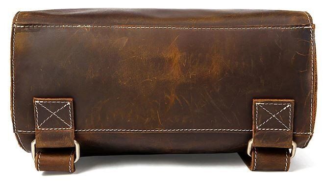 Шкіряний дорожній рюкзак Vintage 14796 Коричневий купити недорого в Ти Купи