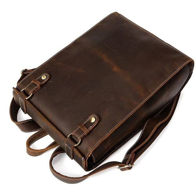 Кожаный дорожный рюкзак Vintage 14796 Коричневый купить недорого в Ты Купи