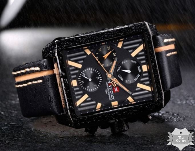 Чоловічий наручний годинник Naviforce Quadro (+1273) купити недорого в Ти Купи
