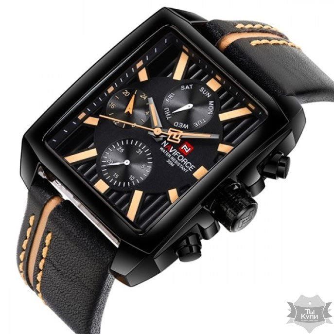 Чоловічий наручний годинник Naviforce Quadro (+1273) купити недорого в Ти Купи