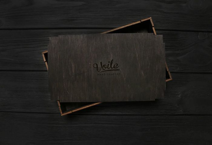 Фирменная деревянная коробка VOILE - M купить недорого в Ты Купи