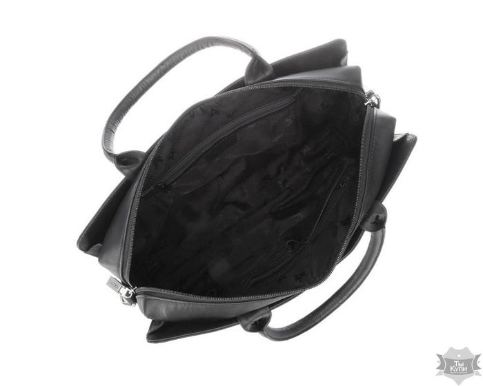 Женская кожаная сумка для ноутбука Visconti OLLIE 18562 BLK купить недорого в Ты Купи