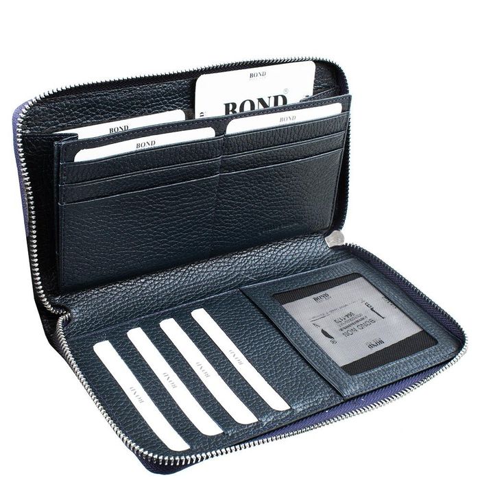 Чоловічий шкіряний гаманець BOND SHI-864-1170 купити недорого в Ти Купи