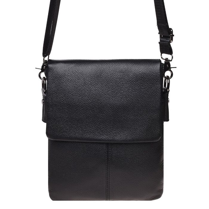 Мужская кожаная сумка Keizer K12055-black купить недорого в Ты Купи