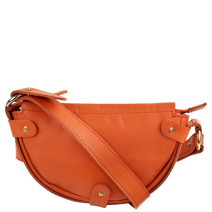 Кожаная женская сумка-клатч LASKARA LK-DM232-orange купить недорого в Ты Купи