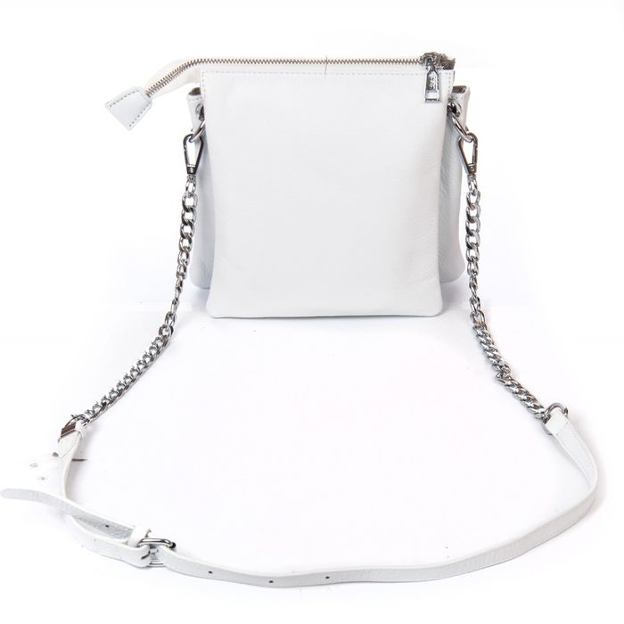 Женская кожаная сумка классическая ALEX RAI 97006 white купить недорого в Ты Купи