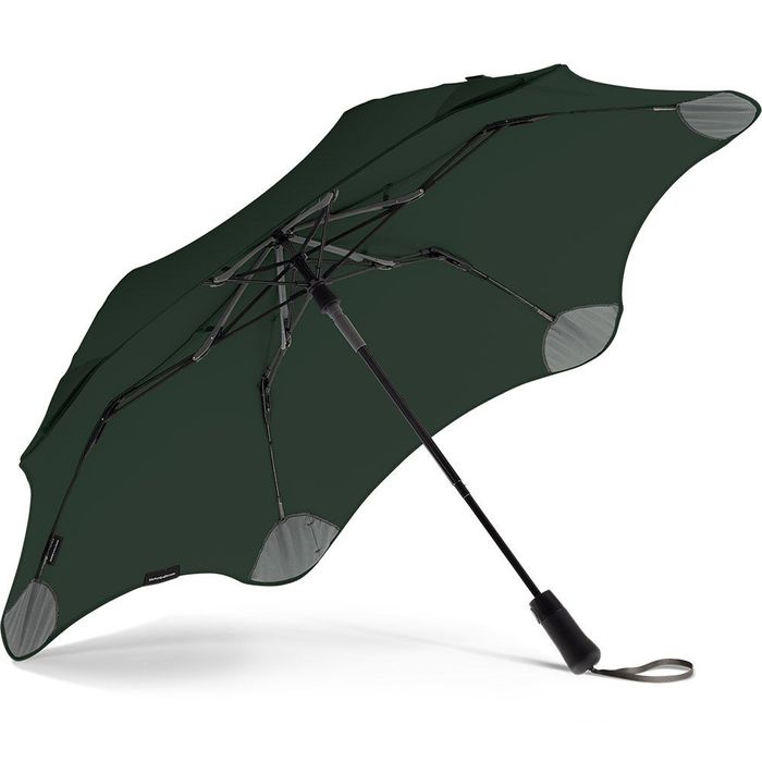 Зонт-трость мужской противоштормовой полуавтомат BLUNT BL-Metro2-green купить недорого в Ты Купи
