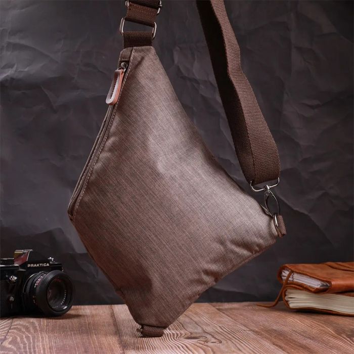 Чоловіча сумка-слінг із текстилю Vintage 22198 купити недорого в Ти Купи