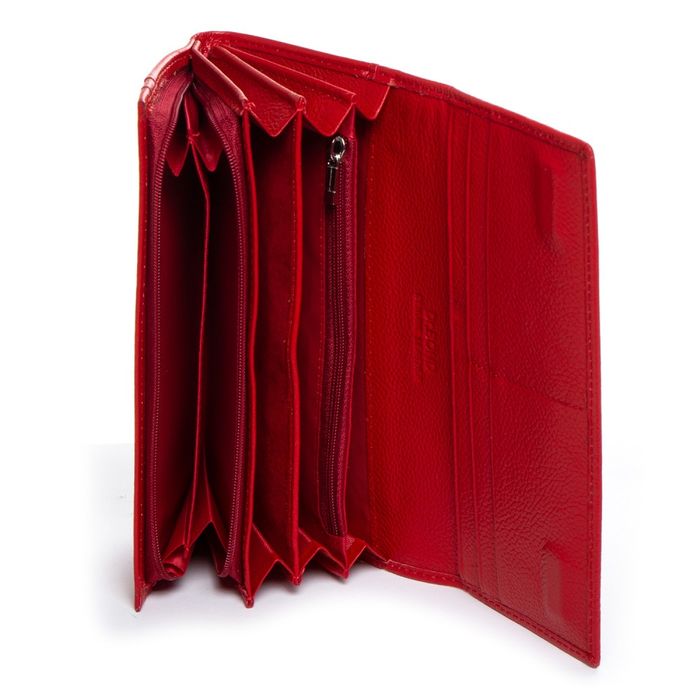 Женский кожаный кошелек Classik DR. BOND W502-2 red купить недорого в Ты Купи