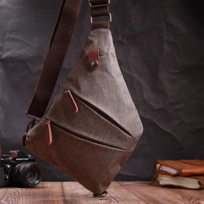 Мужская сумка-слинг из текстиля Vintage 22198 купить недорого в Ты Купи