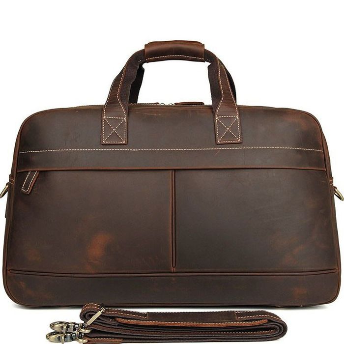 Дорожная кожаная сумка Vintage 14505 купить недорого в Ты Купи