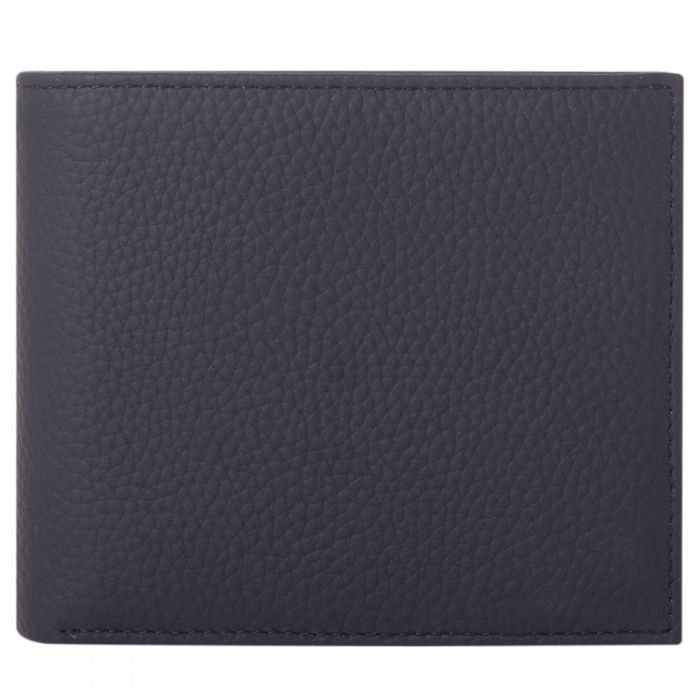 Чоловічий шкіряний гаманець Smith & Canova 90013 (Black-Grey) купити недорого в Ти Купи