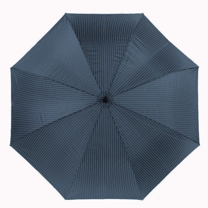 Чоловіча напівавтомат парасолька-тростина Fulton Knightsbridge-2 G451 - City Stripe Navy (Синій) купити недорого в Ти Купи
