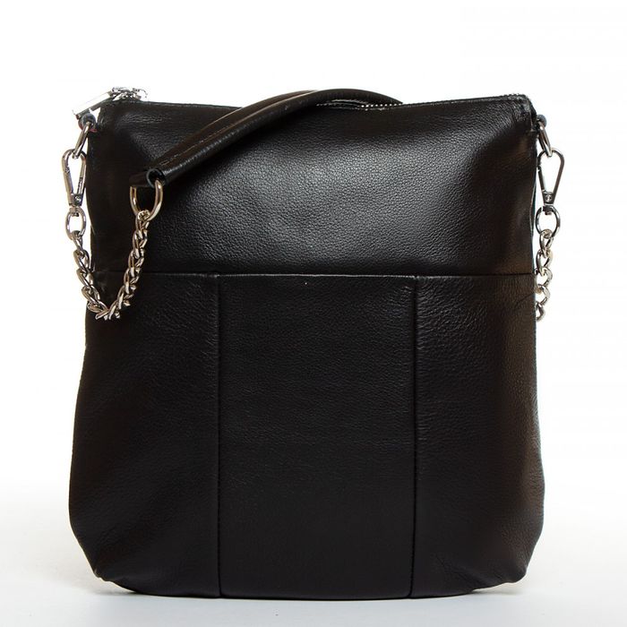 Женская черная кожаная сумка ALEX RAI 2030-9 black купить недорого в Ты Купи
