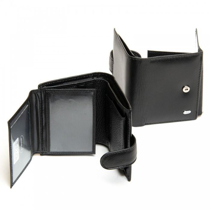 Кожаный мужской кошелек Classic DR. BOND M3748 black купить недорого в Ты Купи