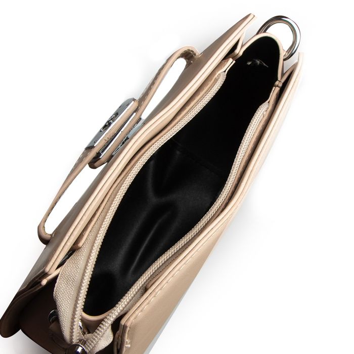 Жіноча сумочка зі шкірозамінника FASHION 22 F026 khaki купити недорого в Ти Купи