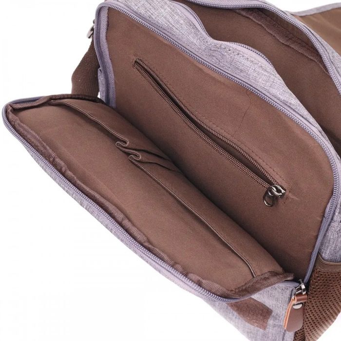 Мужская тканевая сумка через плечо Vintage 21263 купить недорого в Ты Купи