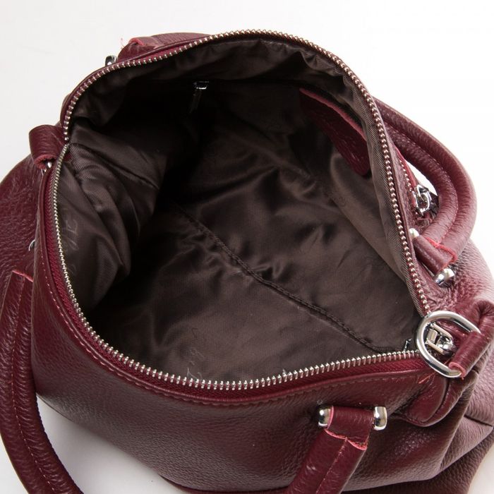 Женская кожаная сумка классическая ALEX RAI 01-12 24-83104-9 wine-red купить недорого в Ты Купи