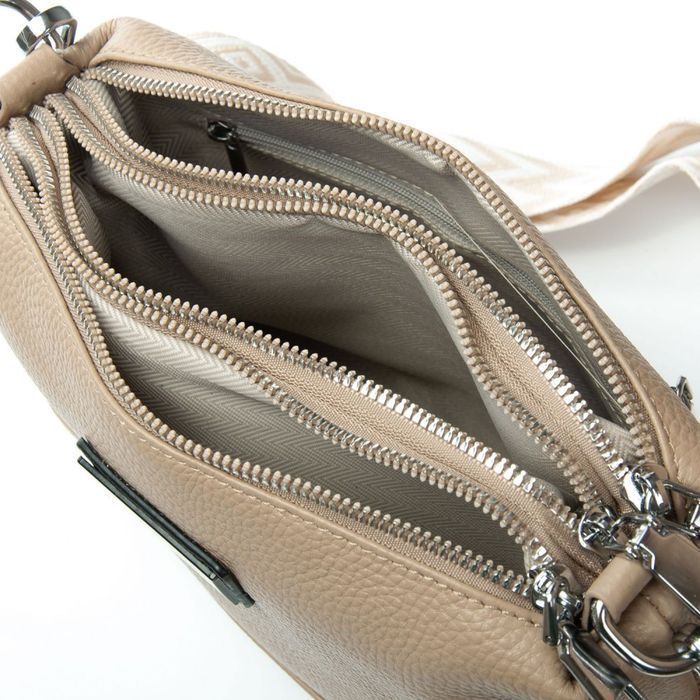Жіночий молодіжний клатч шкіряний ALEX RAI 29012 beige купити недорого в Ти Купи