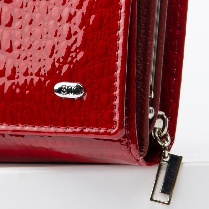 Жіночий гаманець зі шкіри LR SERGIO TORRETTI WS-10 red купити недорого в Ти Купи