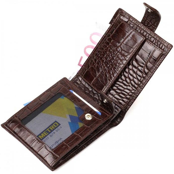 Кожаный мужской турецкий кошелек BOND 22009 купить недорого в Ты Купи