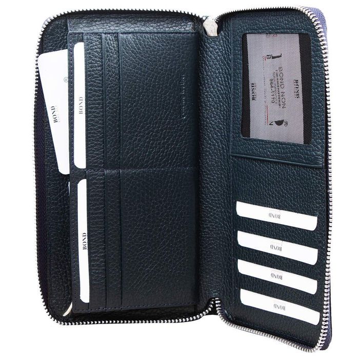 Чоловічий шкіряний гаманець BOND SHI-864-1170 купити недорого в Ти Купи