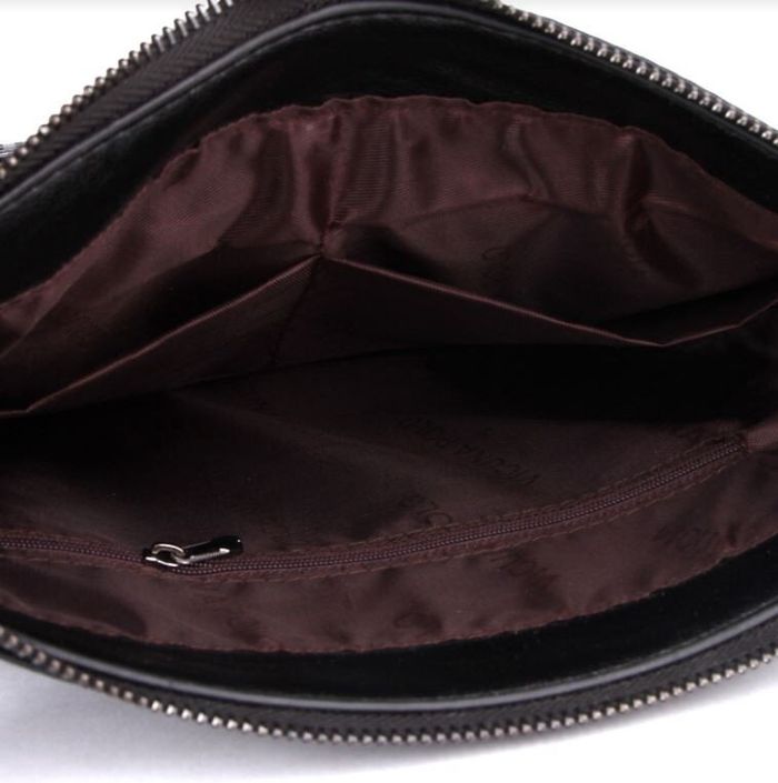 Мужская черная сумка через плечо Polo 8804-1 купить недорого в Ты Купи