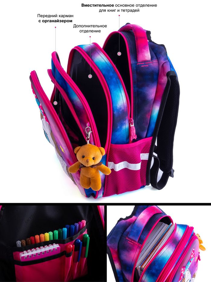 Рюкзак школьный для девочек SkyName R1-013 купить недорого в Ты Купи