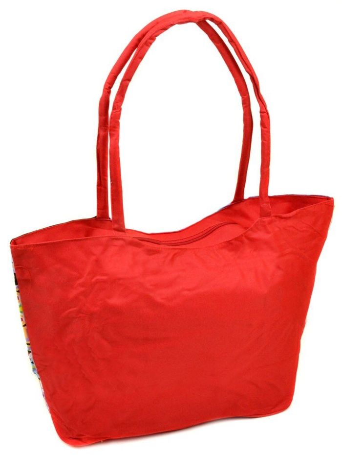 Летняя пляжная сумка Podium /1340 red купить недорого в Ты Купи
