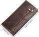 Чоловічий шкіряний гаманець Vintage 14536 Темно-коричневий