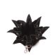 Кожаная ключница-цветок POOLPARTY black