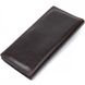 Чоловічий шкіряний гаманець GRANDE PELLE 11469 Темно-коричневий