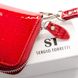 Женский лакированный кошелек из кожи LR SERGIO TORRETTI W38 red