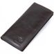 Чоловічий шкіряний гаманець GRANDE PELLE 11469 Темно-коричневий