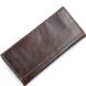 Чоловічий шкіряний гаманець Vintage 14536 Темно-коричневий