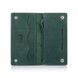 Кожаный бумажник Hi Art WP-05 Shabby Alga Buta Art Зелёный