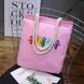 Пляжна жіноча сумка 599-10 Семь ручек Розовий