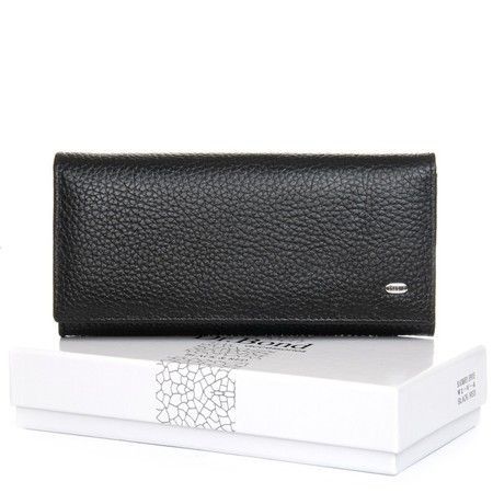 Женский кожаный кошелек BR DR. BOND W1-V-4 black-red купить недорого в Ты Купи