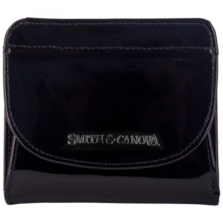 Кожаный женский кошелек Smith and Canova 28610 Haxey (Black Patent) купить недорого в Ты Купи