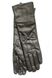 Женские черные кожаные длинные перчатки Shust Gloves L