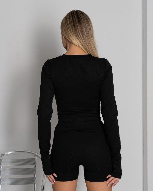 Спортивний костюм ISSA PLUS 14611 S чорний купити недорого в Ти Купи
