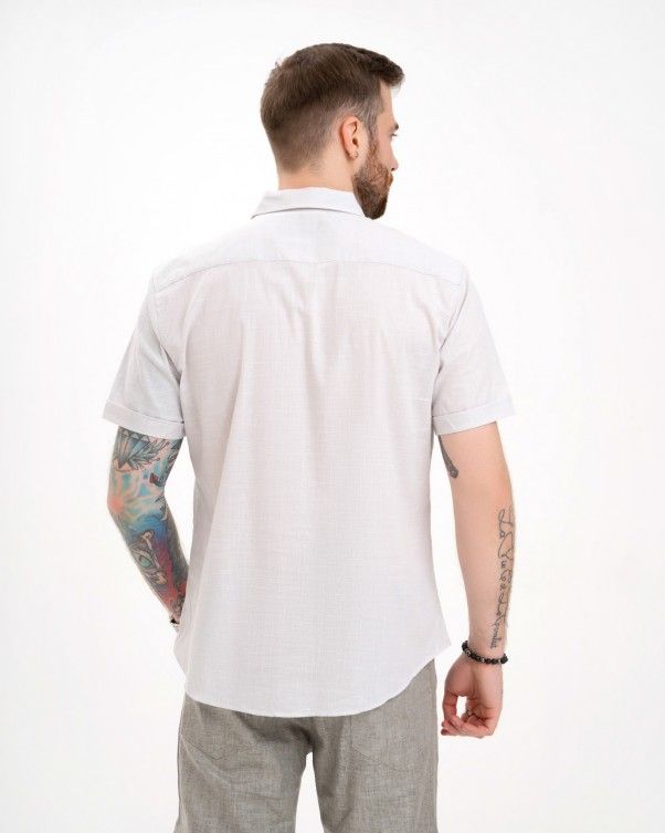 Рубашки ISSA PLUS GN4-131 XL серый купить недорого в Ты Купи