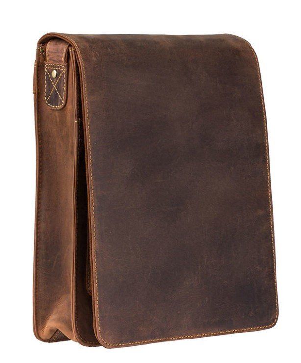 Мужская кожаная сумка-планшет Visconti JASPER 18410 OIL TAN купить недорого в Ты Купи