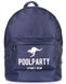 Молодежный рюкзак из ткани Poolparty backpack-oxford-blue купить недорого в Ты Купи