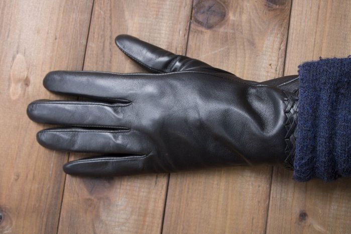 Женские сенсорные кожаные перчатки Shust Gloves 942s2 купить недорого в Ты Купи