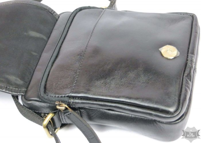 Мужская кожаная черная сумка-планшет Always Wild 5031 black купить недорого в Ты Купи