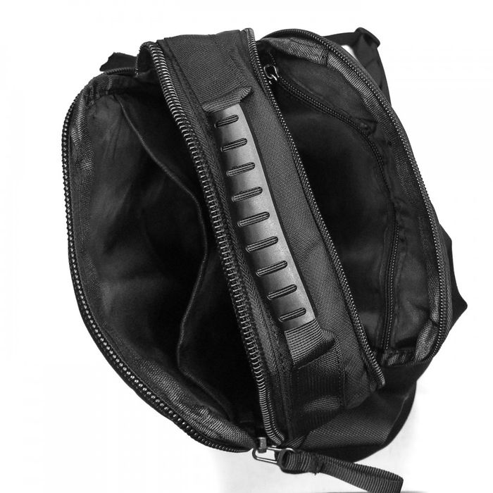 Чоловіча сумка через плече Lanpad 4117 black купити недорого в Ти Купи